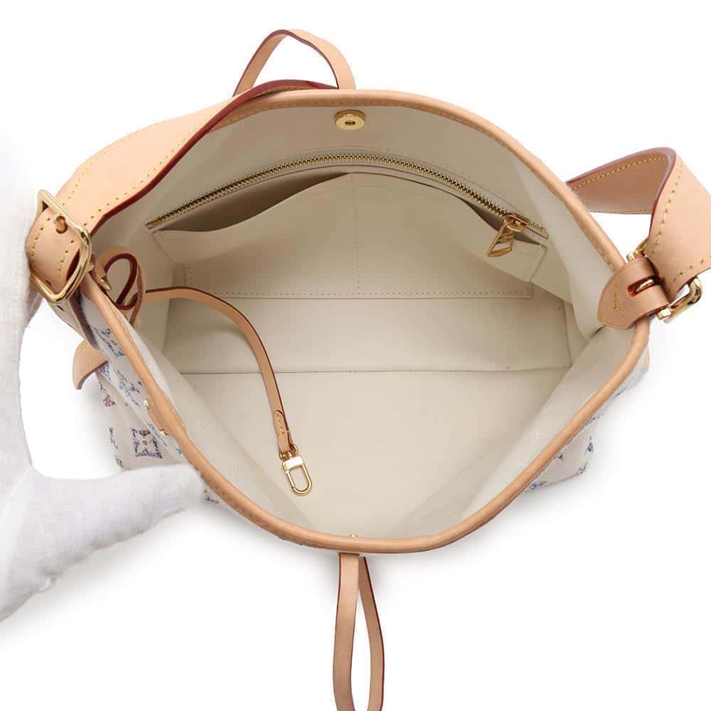 LOUIS VUITTON Carryall NM Off-white M24707 Monogram / Jacquard Size PM