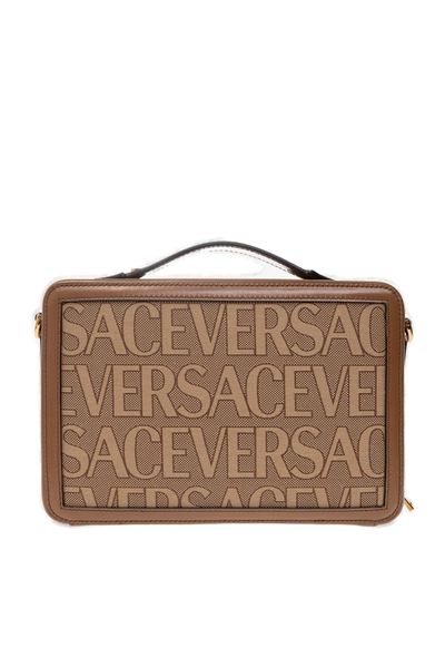 VERSACE ALLOVER MESSENGER BAG