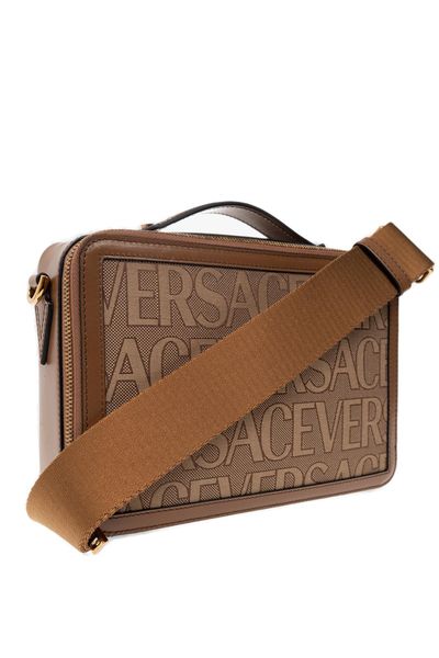 VERSACE ALLOVER MESSENGER BAG