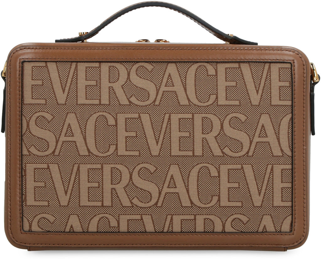 VERSACE ALLOVER MESSENGER BAG