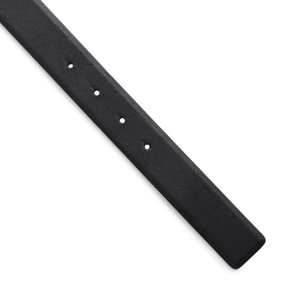 CHANEL CC Logo Belt Size 75 Black Leather