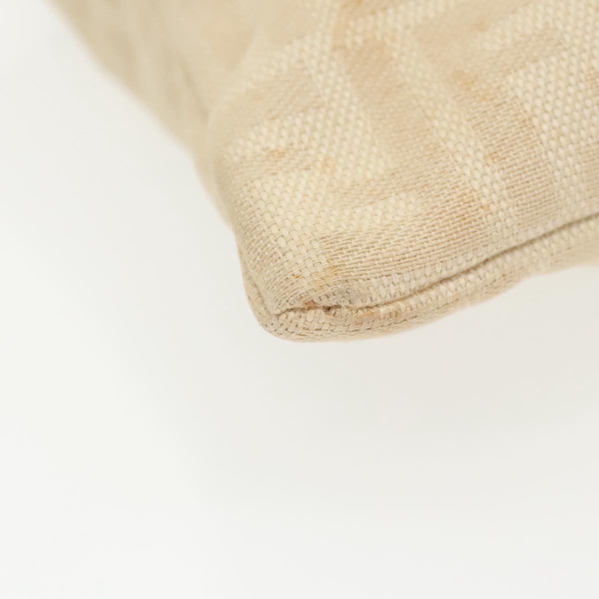 FENDI Zucca Canvas Hand Bag Beige 100235