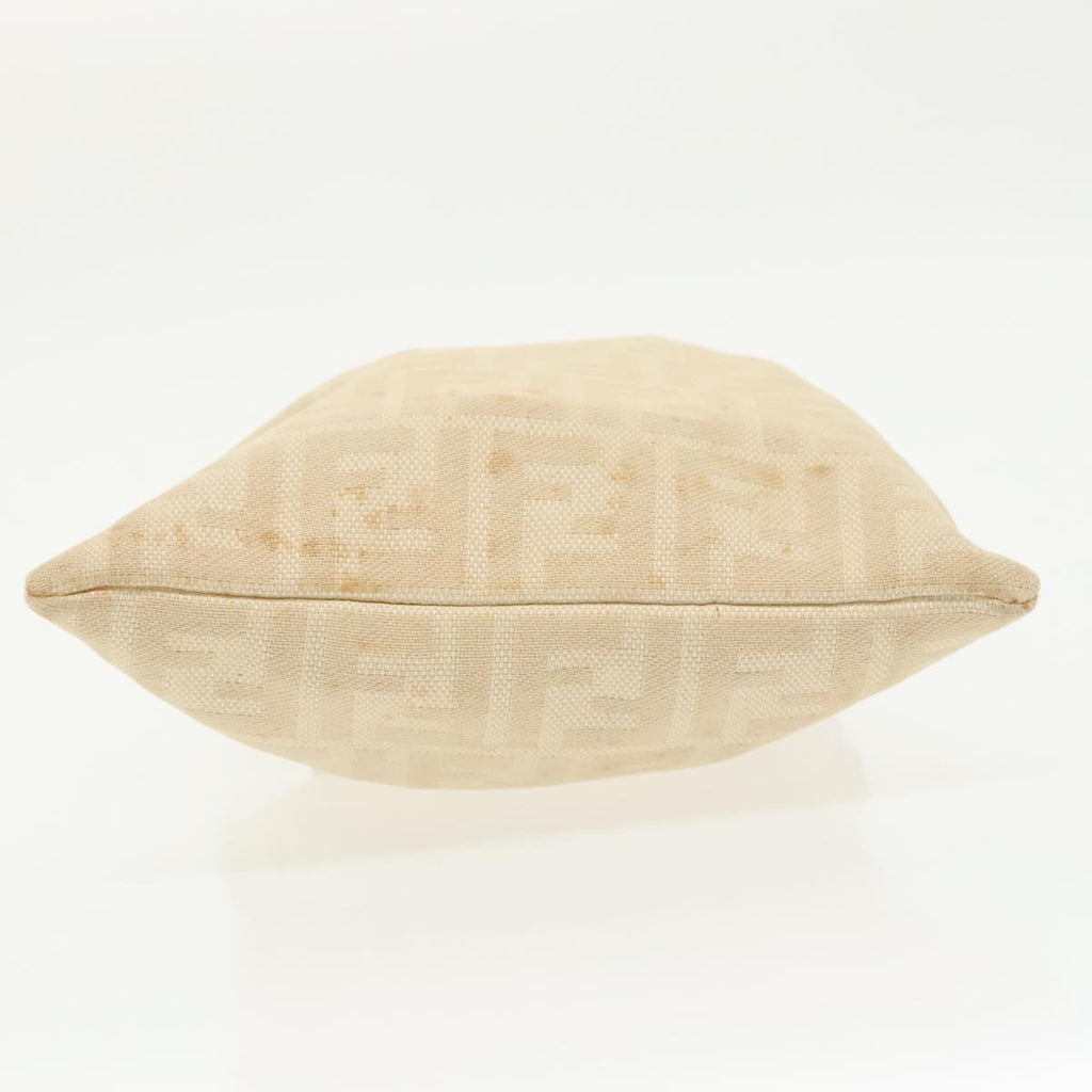FENDI Zucca Canvas Hand Bag Beige 100235