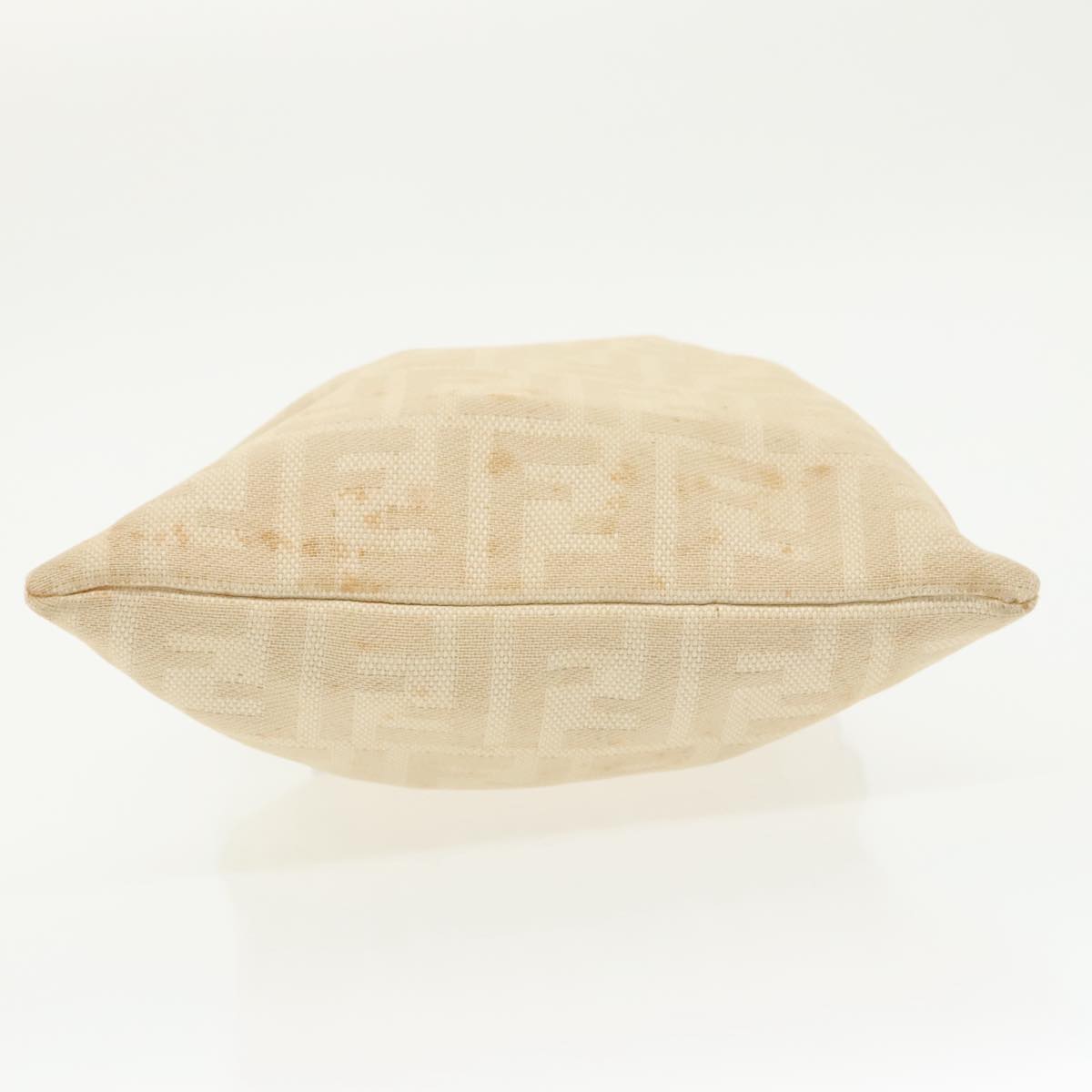 FENDI Zucca Canvas Hand Bag Beige 100235
