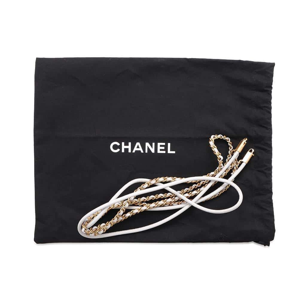 CHANEL CHANEL 22Bag GrayAS3980 Shiny Calf Leather Size Mini