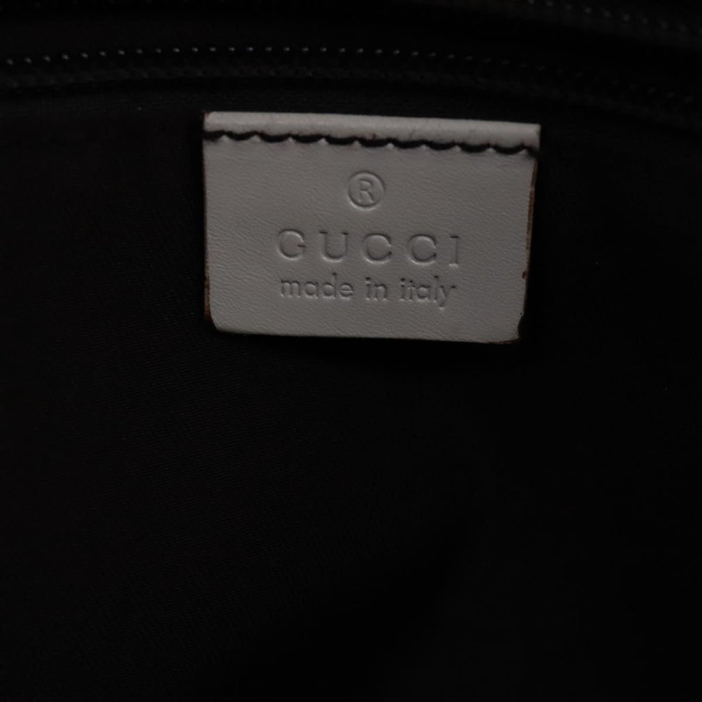 GUCCI GG Canvas Tote Bag Beige Silver 145971 100260