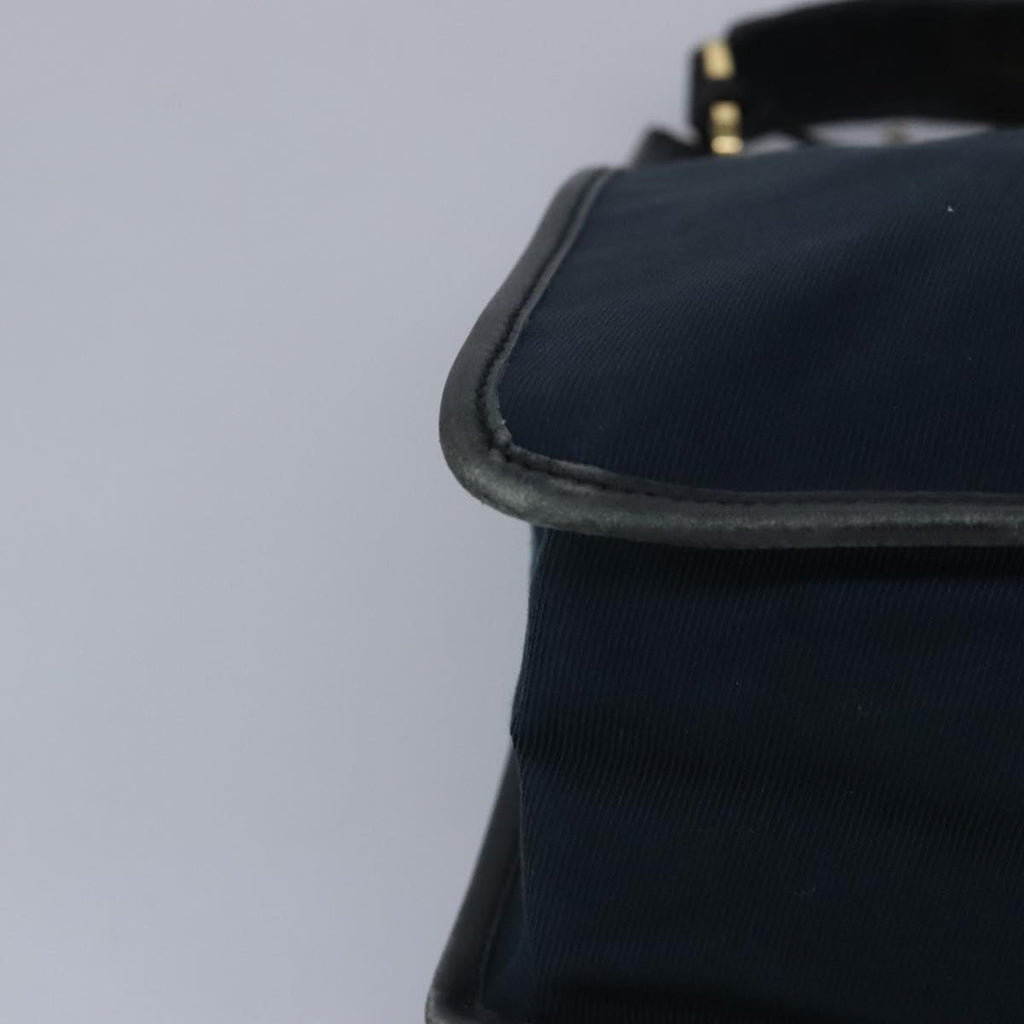 GUCCI Sherry Line Shoulder Bag Canvas Black Gold Brown 90656 100264