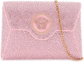 LA MEDUSA ENVELOPE CLUTCH WITH CRYSTALS