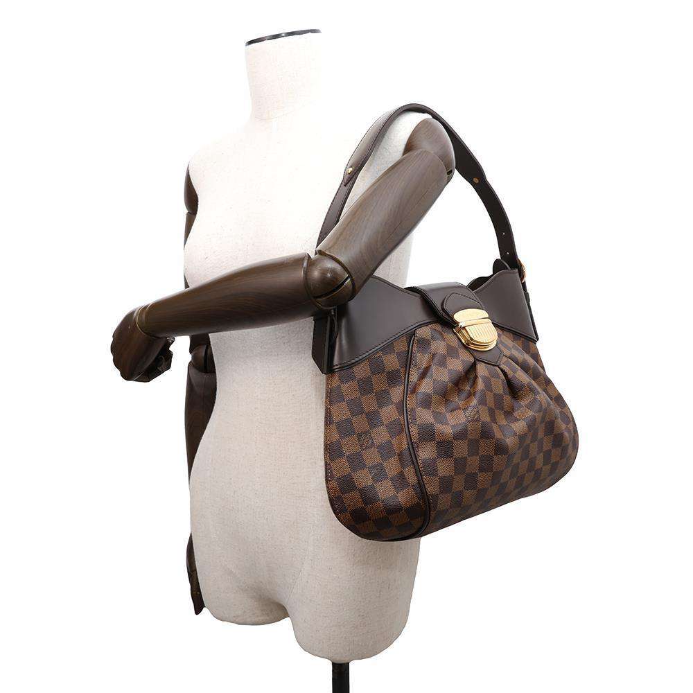 LOUIS VUITTON Sistina RedN41541 Damier Ebene Canvas Size MM