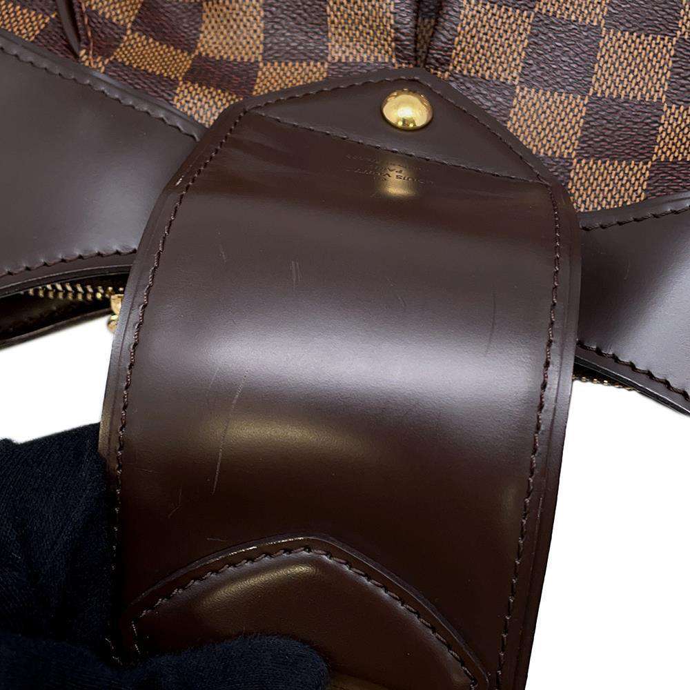 LOUIS VUITTON Sistina RedN41541 Damier Ebene Canvas Size MM