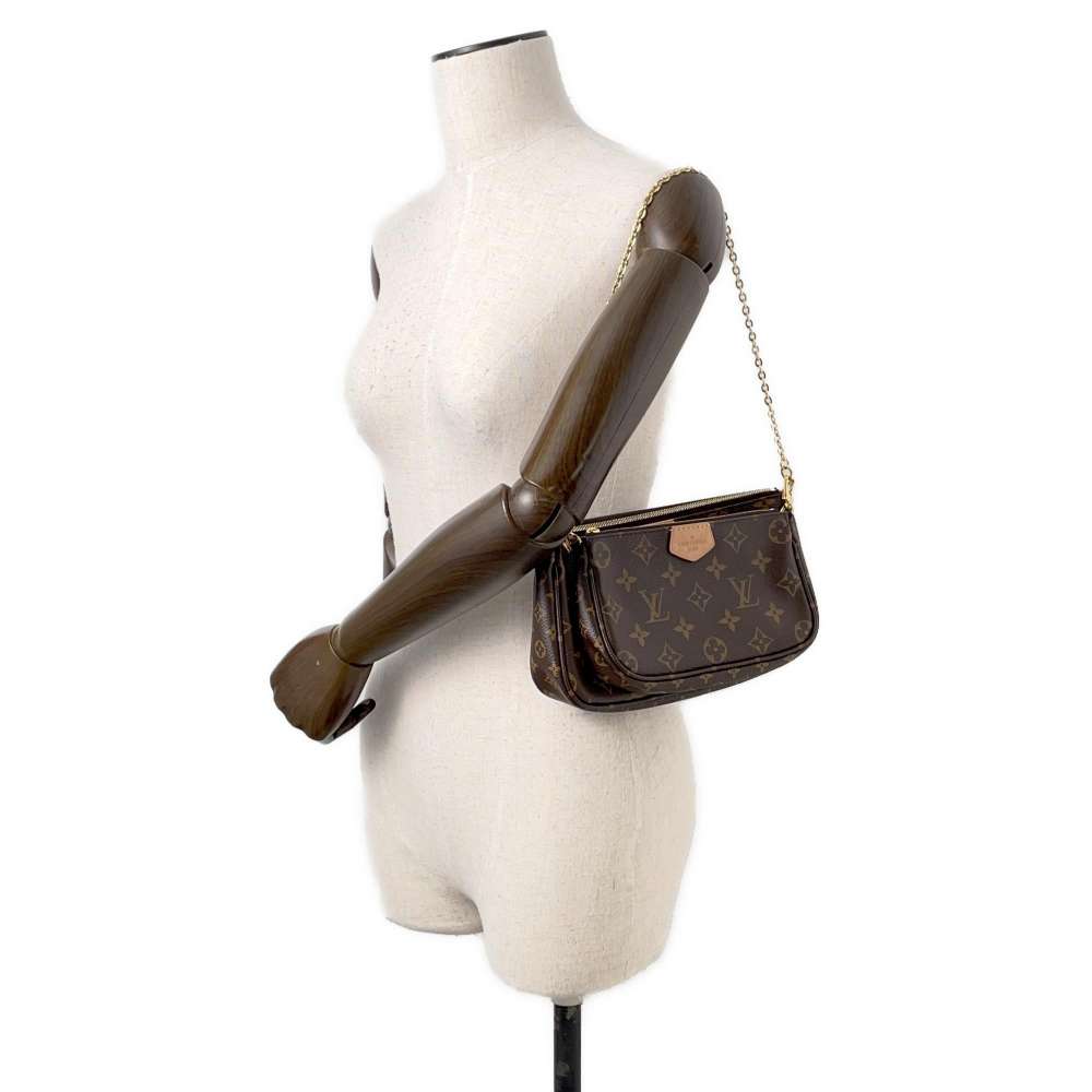 LOUIS VUITTON Multi Pochette Accessoires KhakiM44813 Monogram