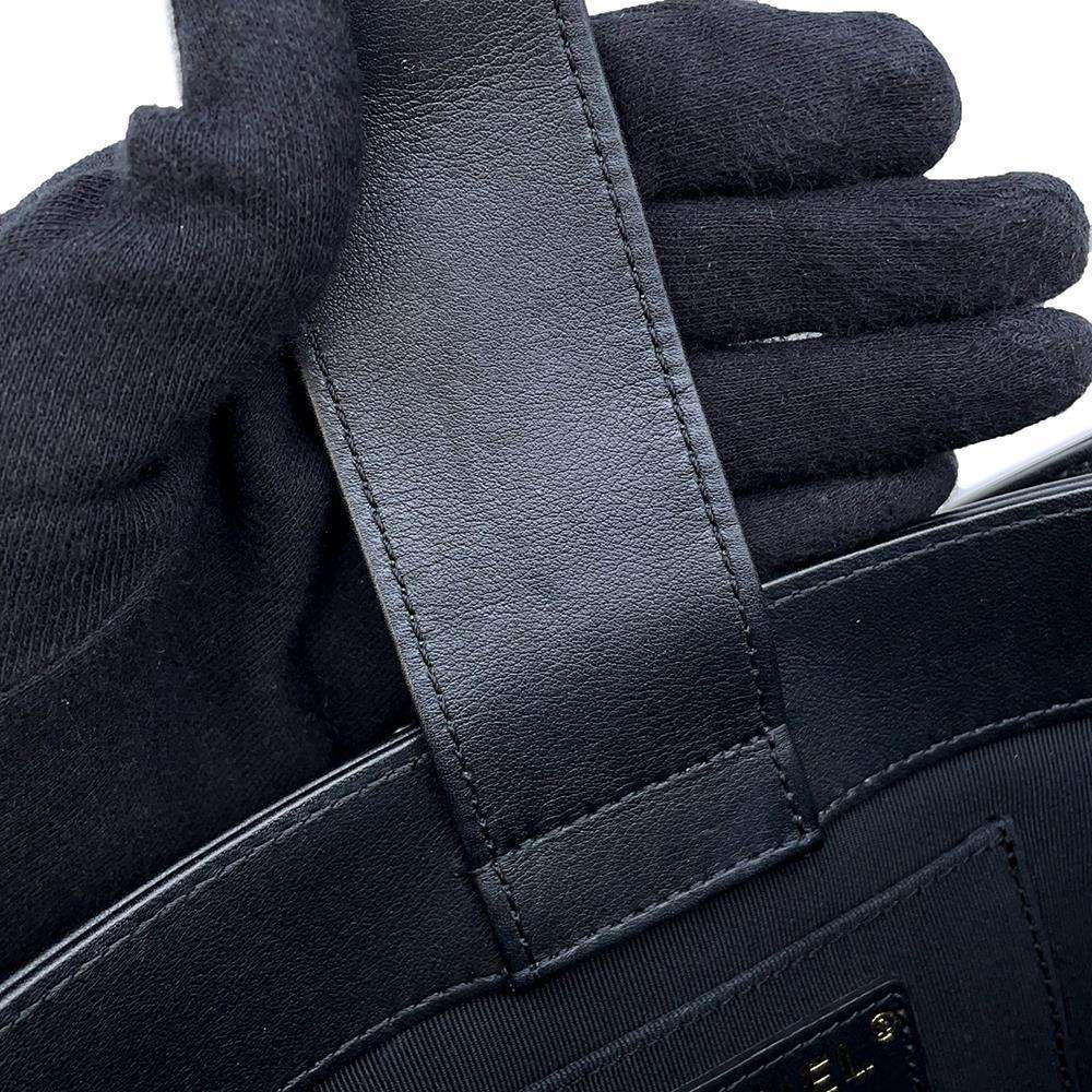 CHANEL Boy Chanel 2WAY Bucket Bag BlackAS2091 Calf Leather