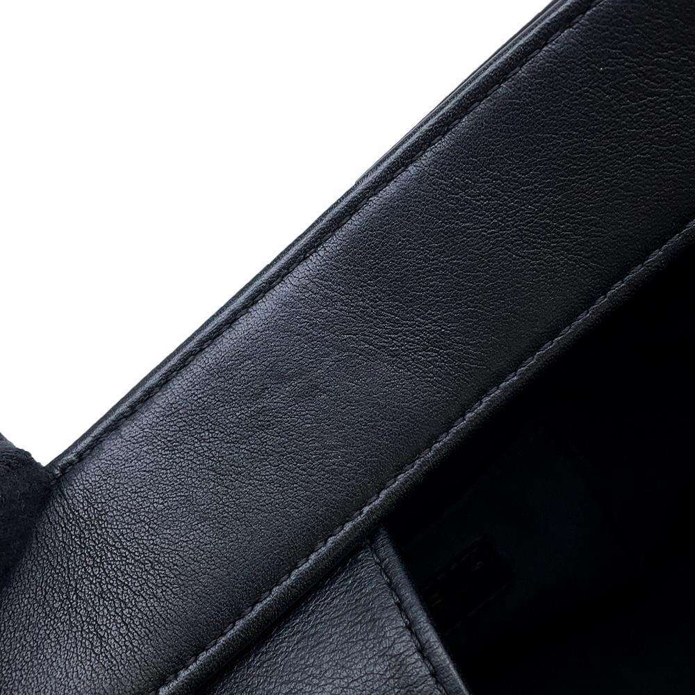 CHANEL Boy Chanel 2WAY Bucket Bag BlackAS2091 Calf Leather