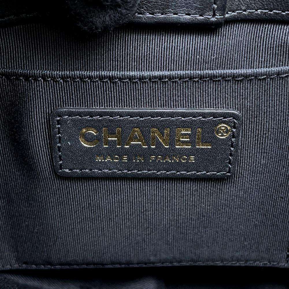 CHANEL Boy Chanel 2WAY Bucket Bag BlackAS2091 Calf Leather