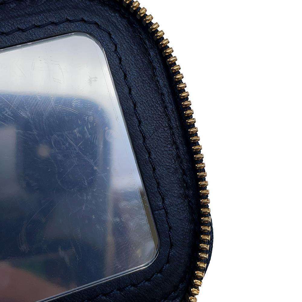CHANEL Matelasse 2WAY ChainShoulder Vanity NavyAP2198 Lambskin