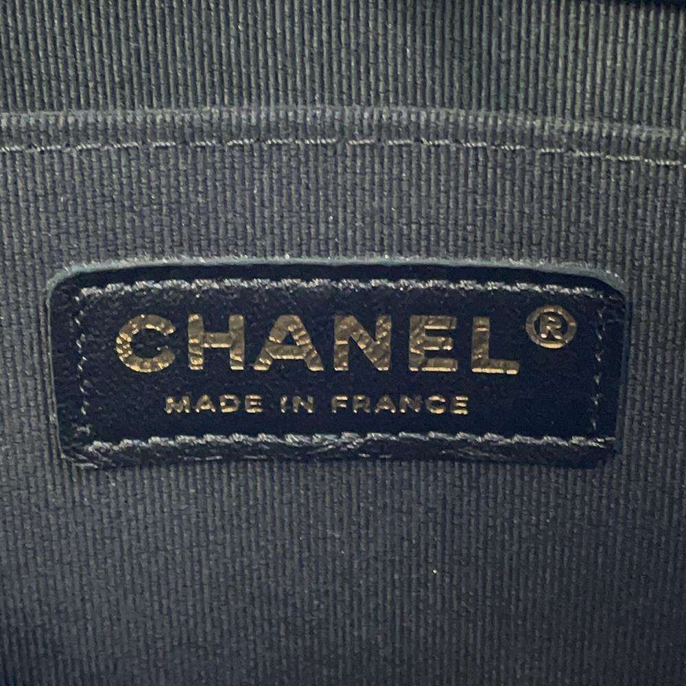 CHANEL Matelasse Side Chain Shoulder Bag BlackAS2666 Lambskin