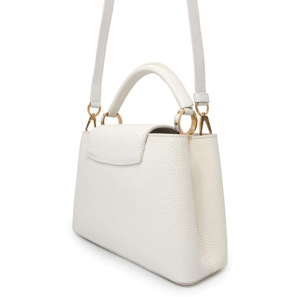 LOUIS VUITTON Capucines Urs Fischer Limited to 300 pieces WhiteM53643 Taurillon Leather Size BB