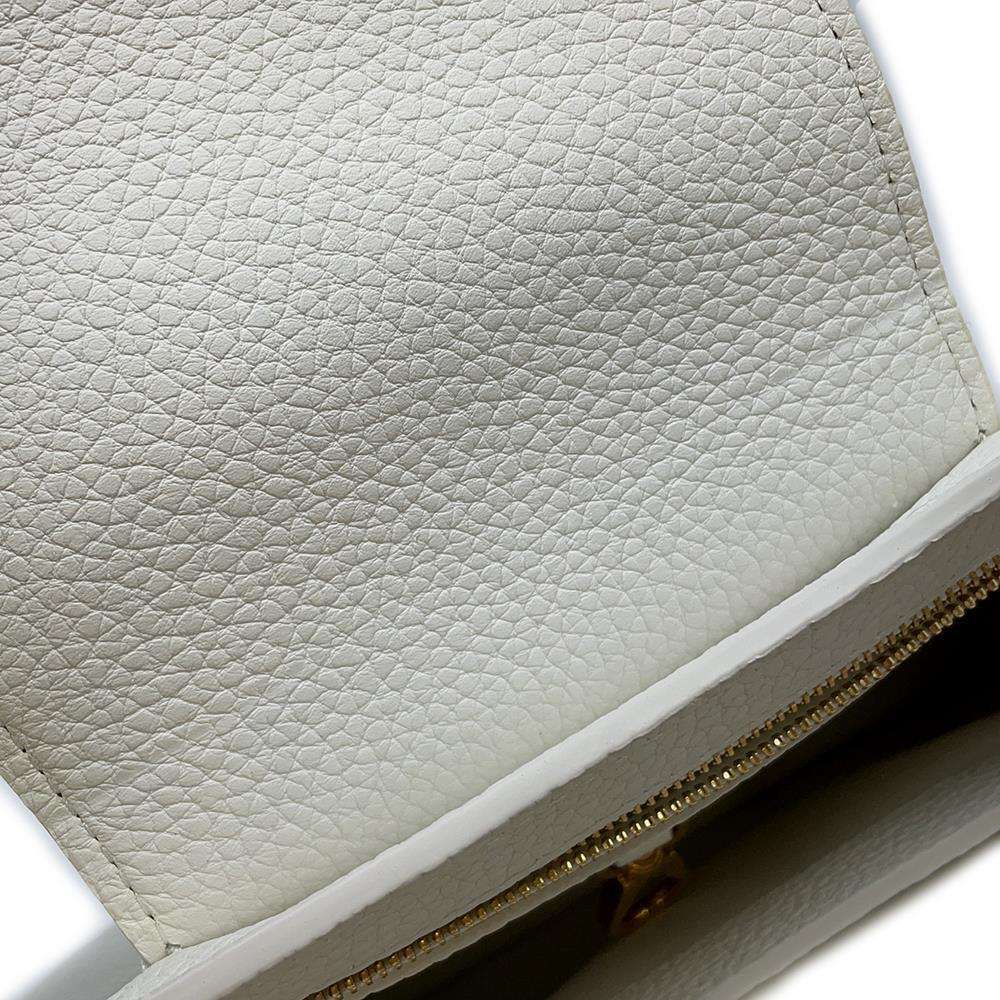 LOUIS VUITTON Capucines Urs Fischer Limited to 300 pieces WhiteM53643 Taurillon Leather Size BB