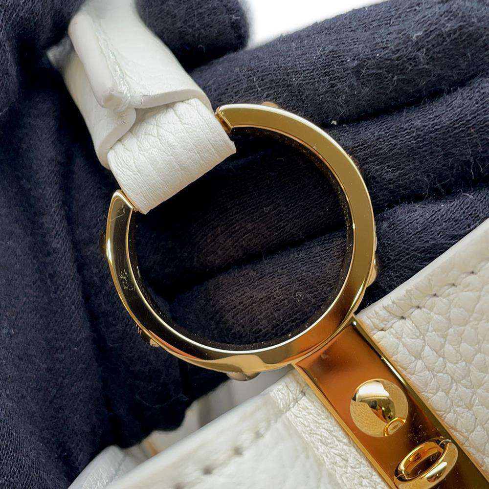 LOUIS VUITTON Capucines Urs Fischer Limited to 300 pieces WhiteM53643 Taurillon Leather Size BB