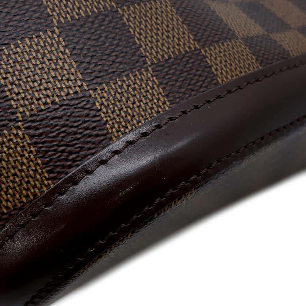 LOUIS VUITTON Manosque RedN51121 Damier Ebene Canvas Size PM