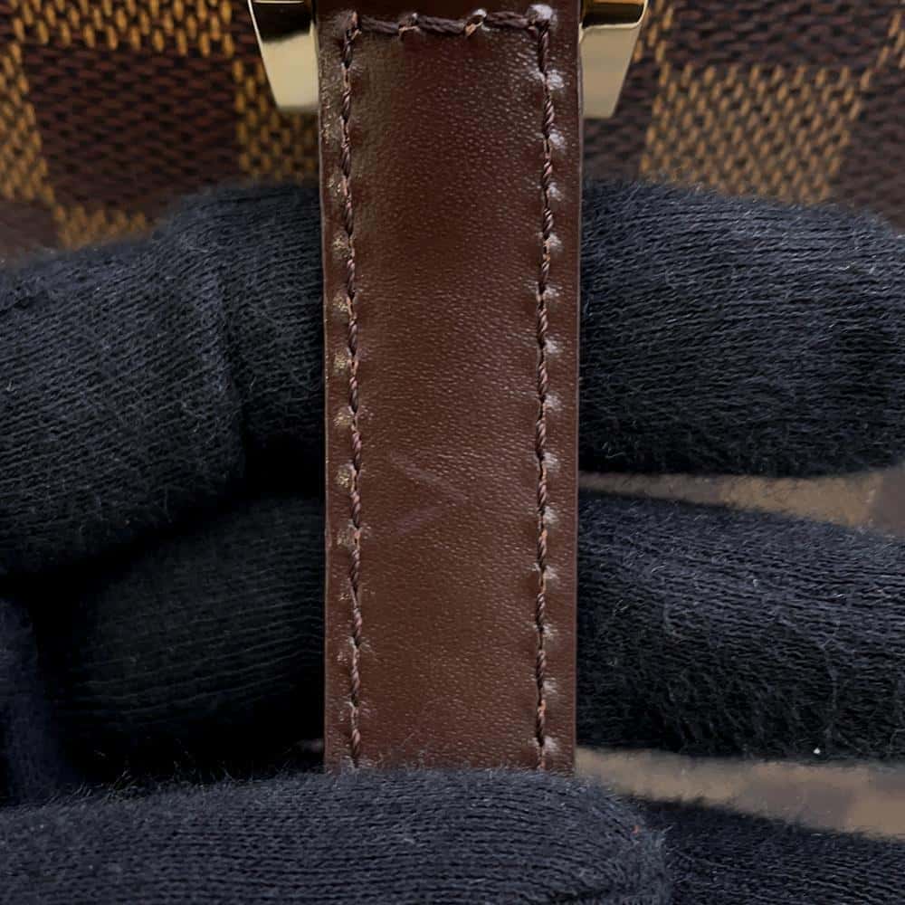 LOUIS VUITTON Manosque RedN51121 Damier Ebene Canvas Size PM