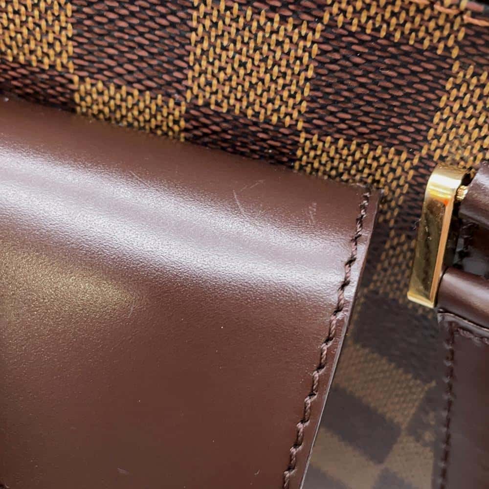 LOUIS VUITTON Manosque RedN51121 Damier Ebene Canvas Size PM