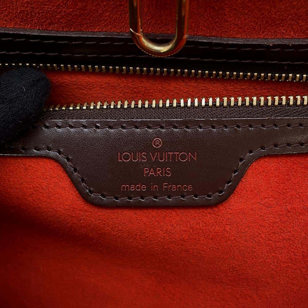 LOUIS VUITTON Manosque RedN51121 Damier Ebene Canvas Size PM