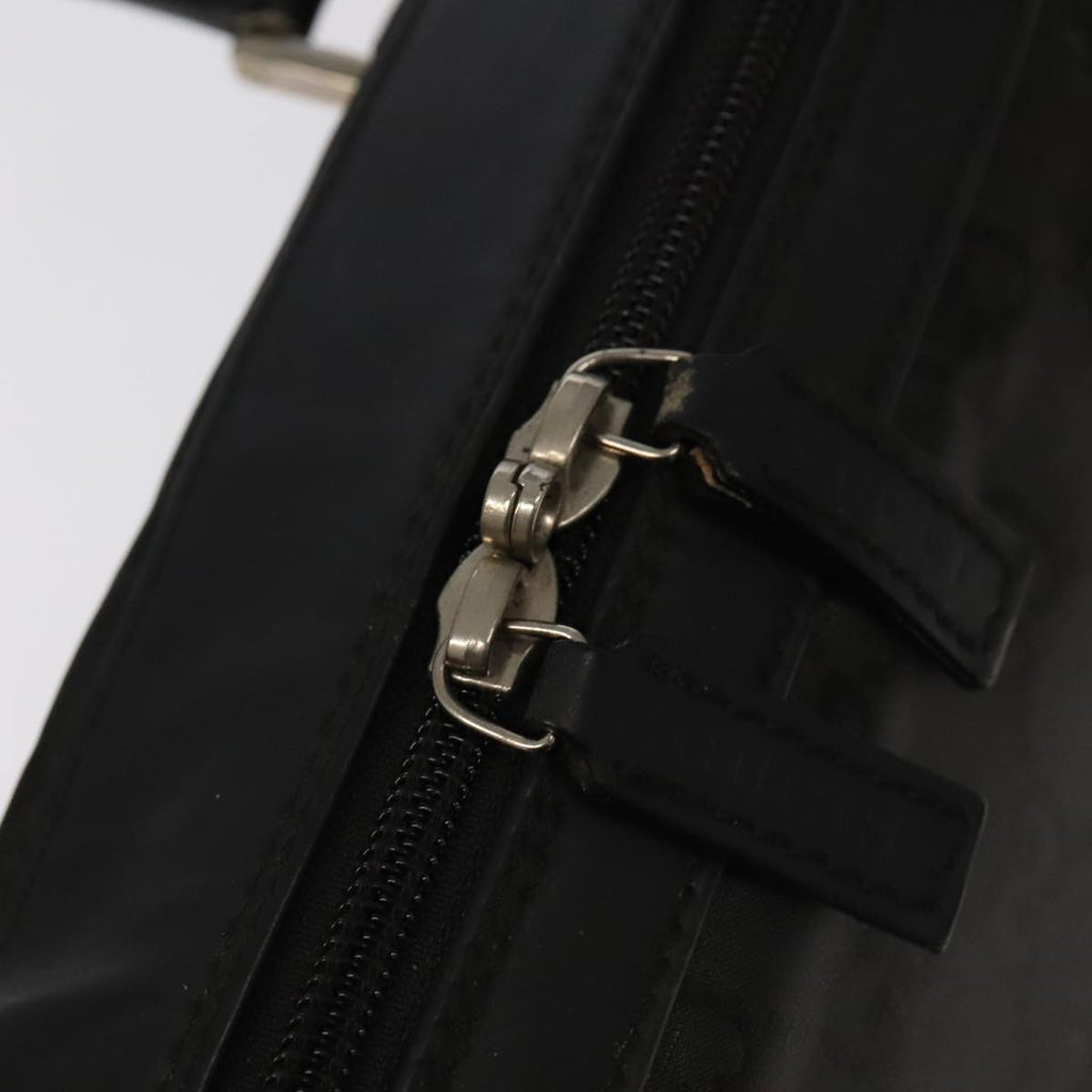 GUCCI GG Canvas Business Bag Black Silver 100341
