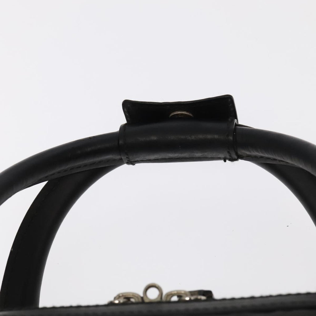 GUCCI GG Canvas Business Bag Black Silver 100341