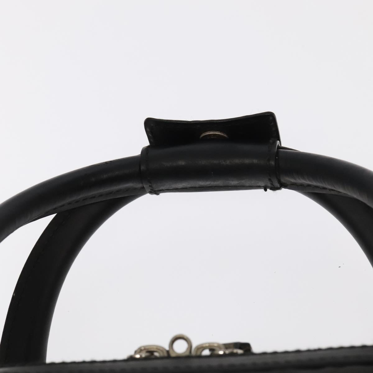 GUCCI GG Canvas Business Bag Black Silver 100341