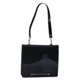 GUCCI Shoulder Bag Enamel Black Silver 001 2684 1737 100342