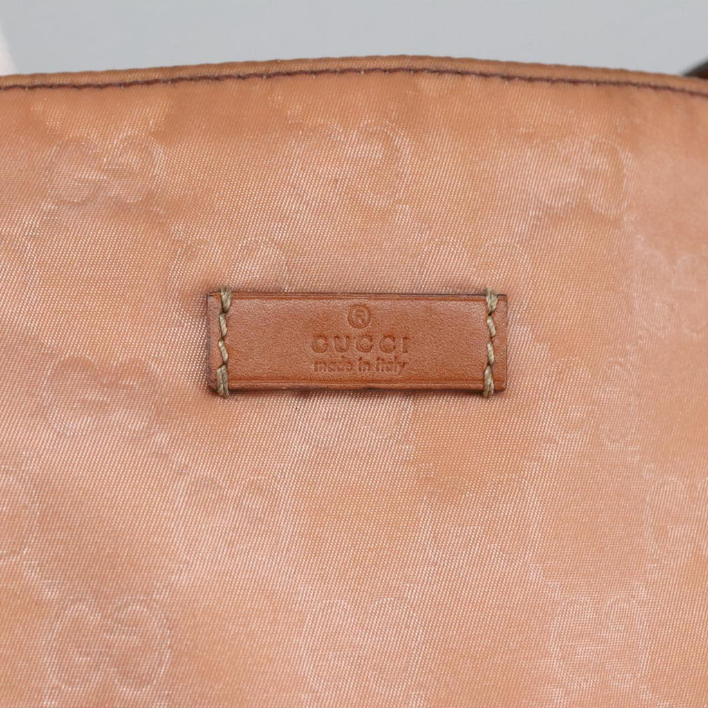 GUCCI GG Canvas Tote Bag Gold Pink 295252 100343