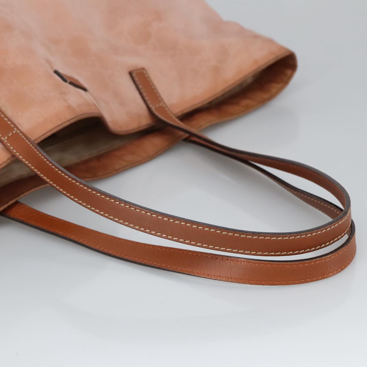 GUCCI GG Canvas Tote Bag Gold Pink 295252 100343