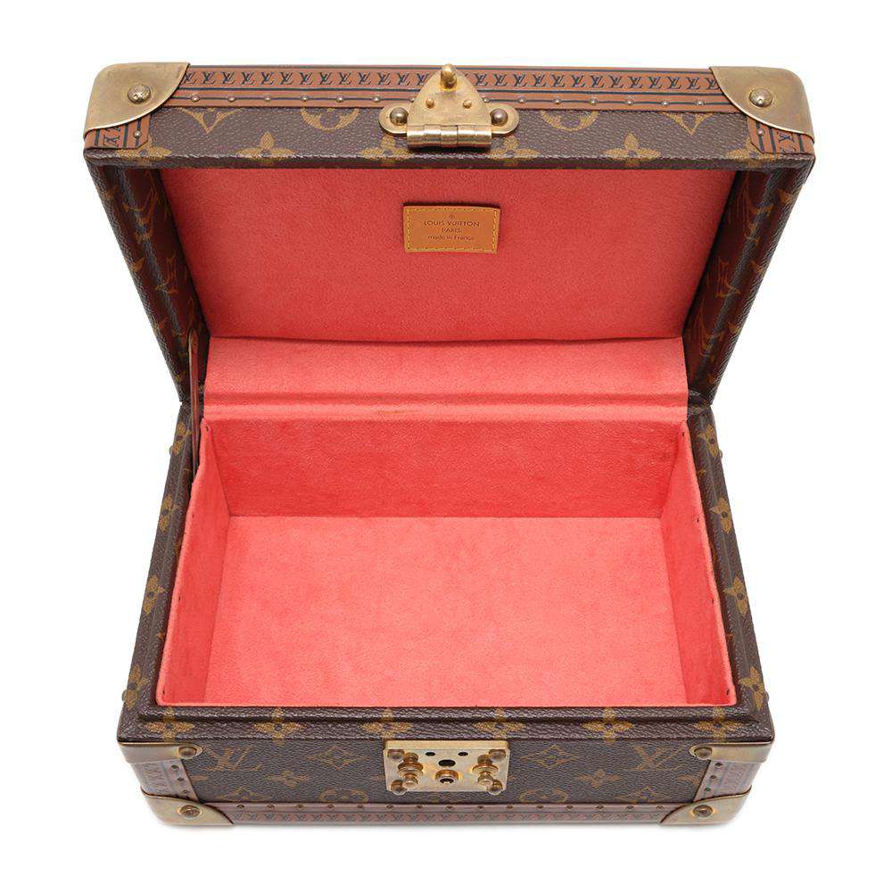 LOUIS VUITTON Coffret Tresor PinkM47000 Monogram Size 24