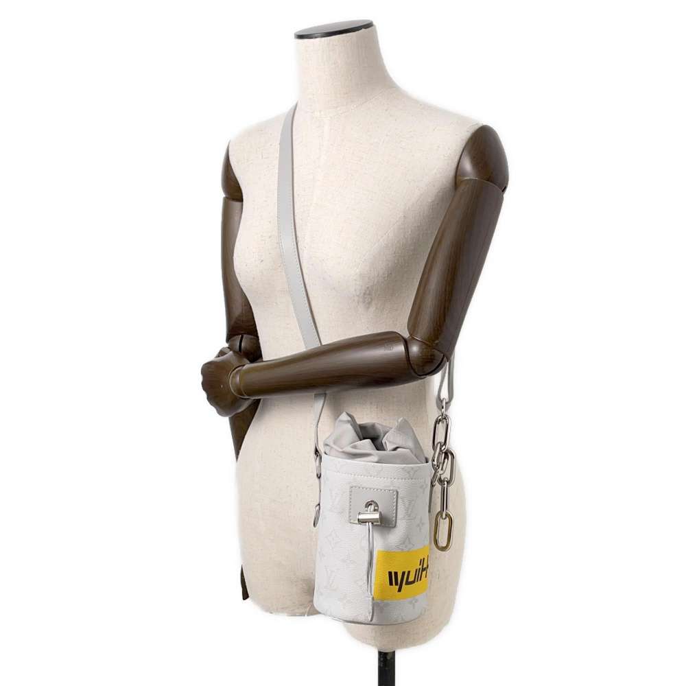 LOUIS VUITTON Chalk Nano Bag GrayM44631 Monogram