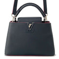 LOUIS VUITTON Capucines Cobalt/FuchsiaM94517 Taurillon Leather Size BB