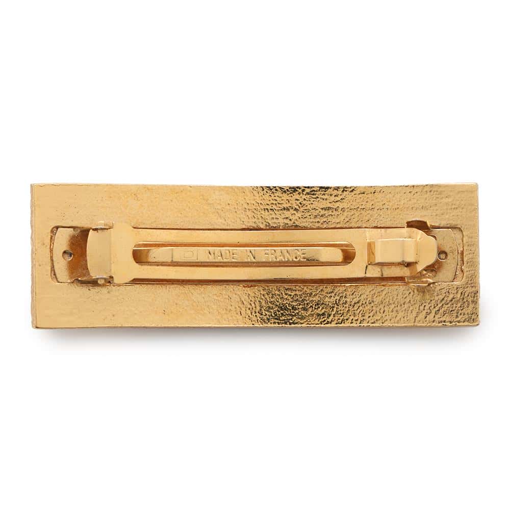 CHANEL CC Logo Valletta Gold/Silver Metal