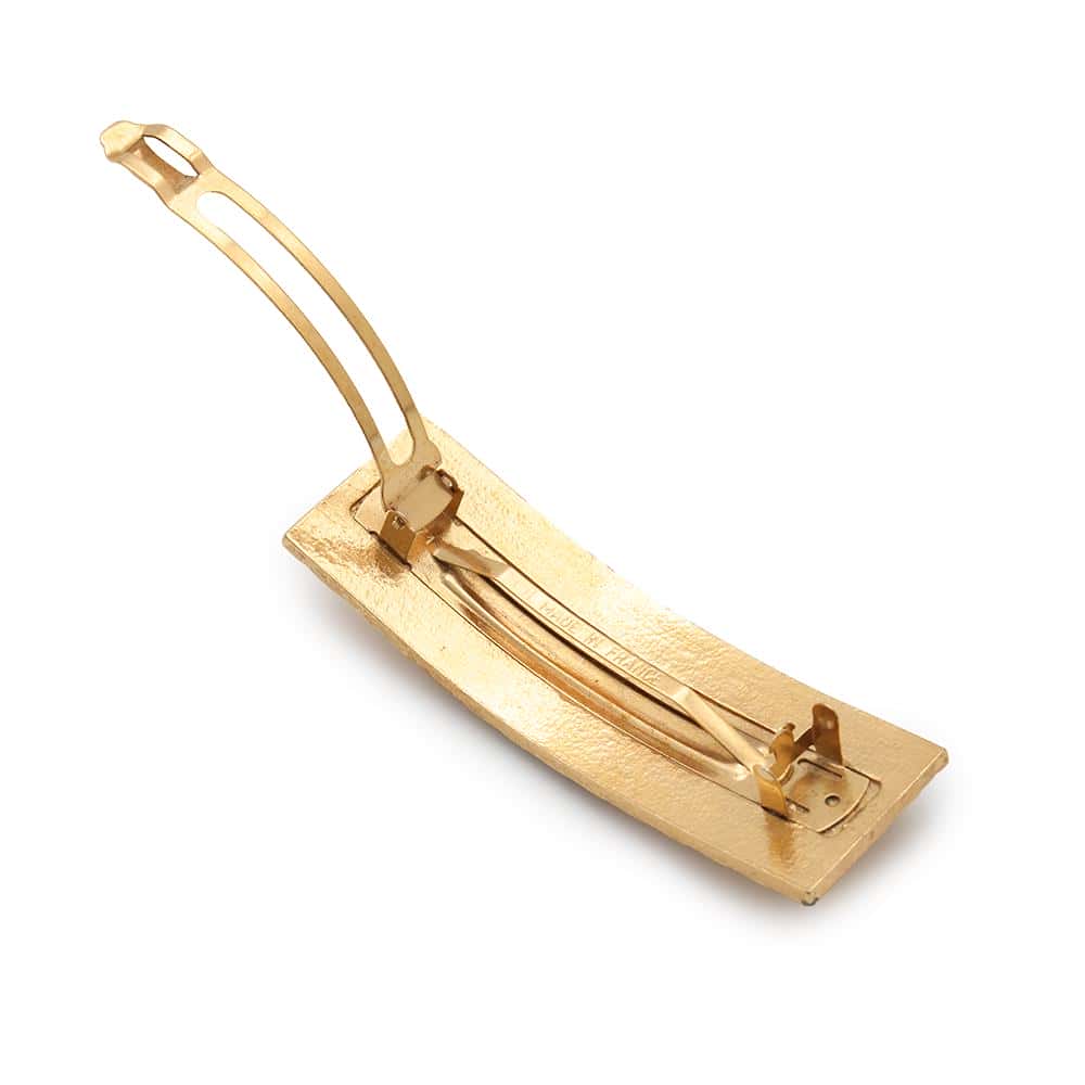 CHANEL CC Logo Valletta Gold/Silver Metal