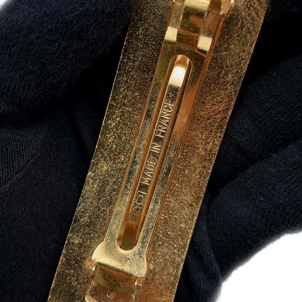 CHANEL CC Logo Valletta Gold/Silver Metal
