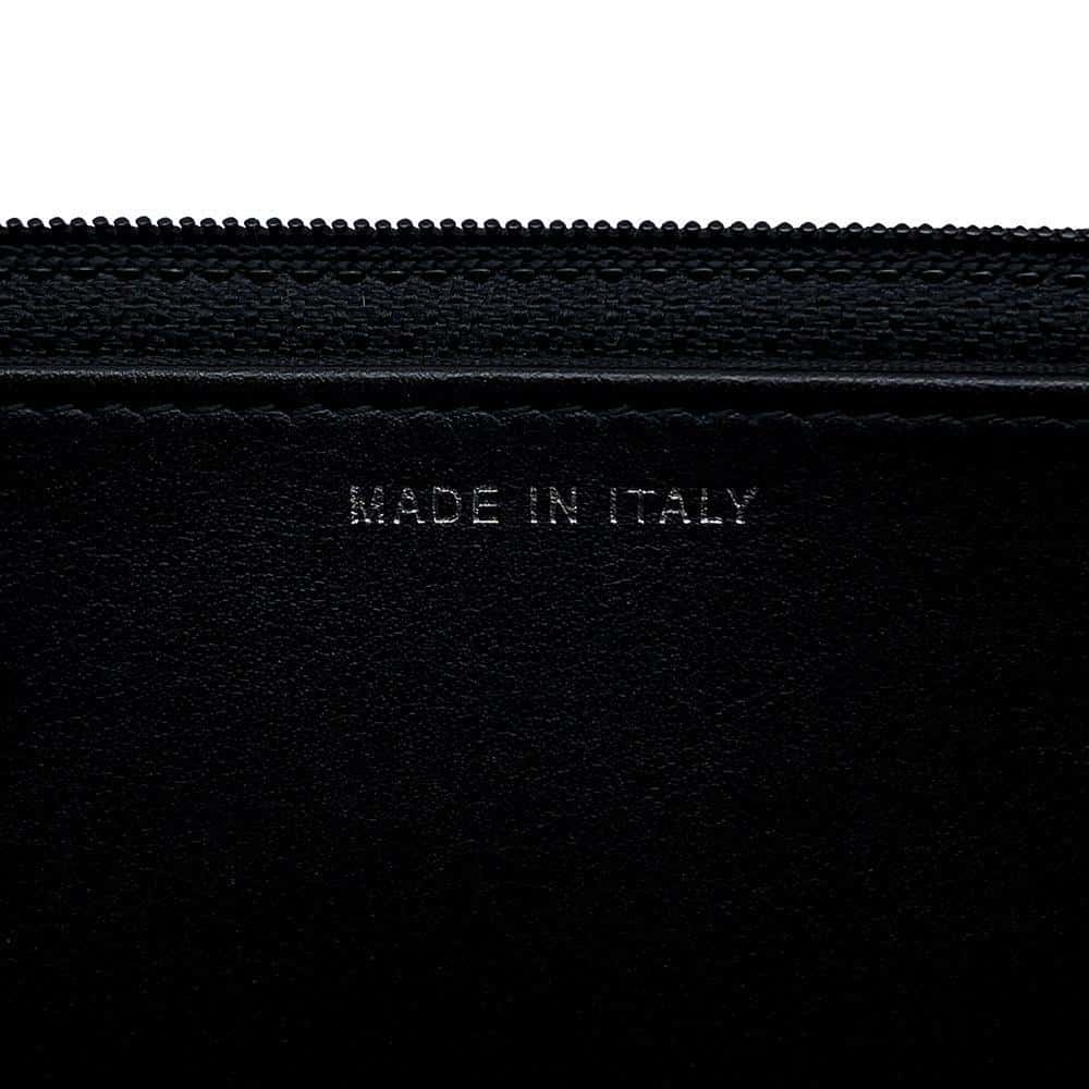 CHANEL V Stitch Chain wallet BlackA84444 Calf Leather