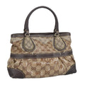 GUCCI GG Crystal Tote Bag Gold Beige 223964 100354