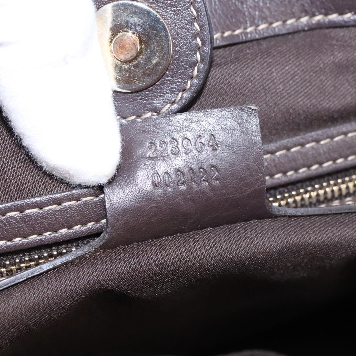 GUCCI GG Crystal Tote Bag Gold Beige 223964 100354