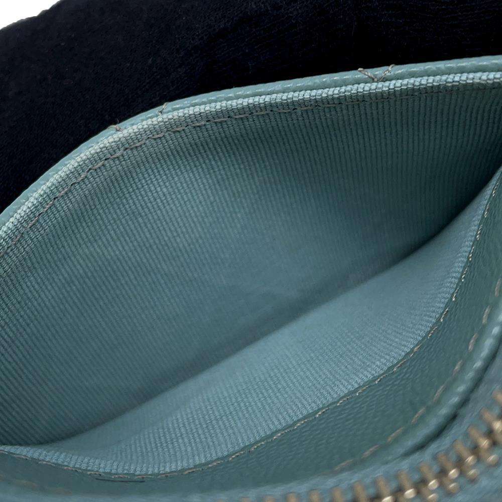 CHANEL Matelasse Classic Zip Coin Purse Light GreenAP0216 Caviar Leather