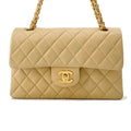 CHANEL Matelasse ChainShoulder BeigeA01113 Lambskin Size 23