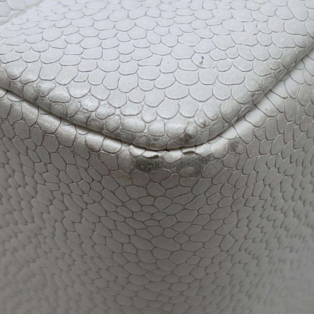 CHANEL Diana 2wayChainShoulder WhiteA01165 Caviar Leather
