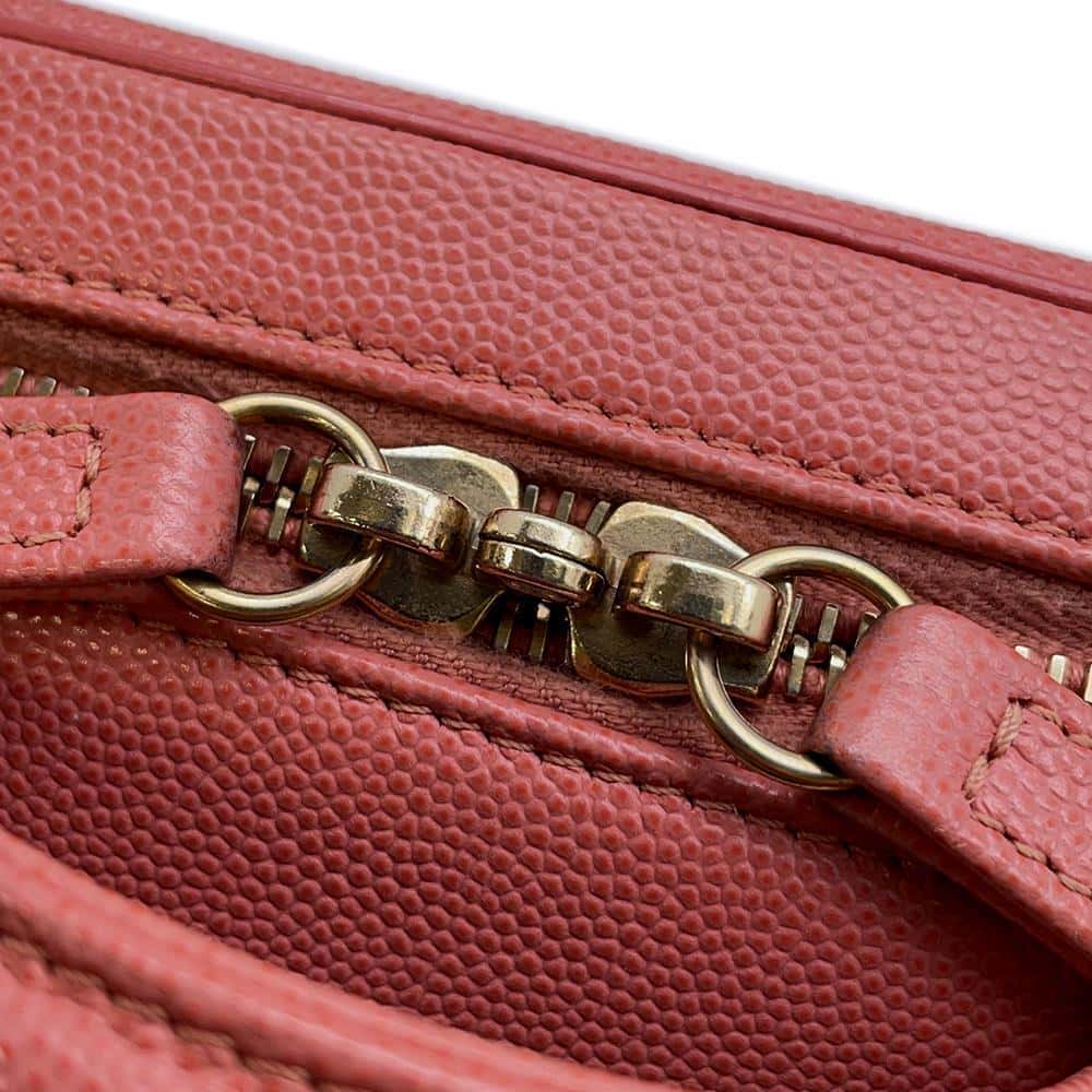 CHANEL CCFiligree  ChainShoulder PinkAS0988 Caviar Leather
