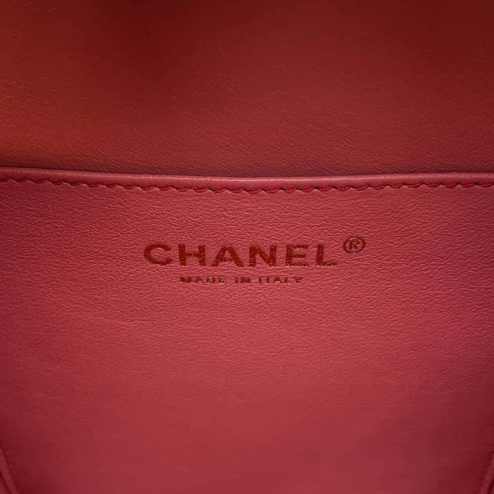 CHANEL CCFiligree  ChainShoulder PinkAS0988 Caviar Leather