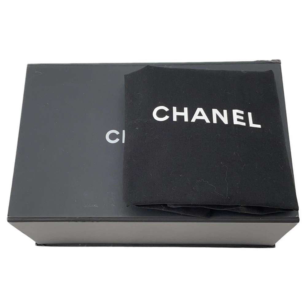 CHANEL Mini Materasse Chain Shoulder White Lambskin