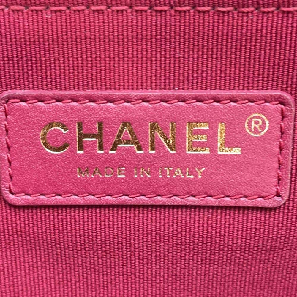 CHANEL Deauville embossed tote BlackAS3257 Lambskin Size Large