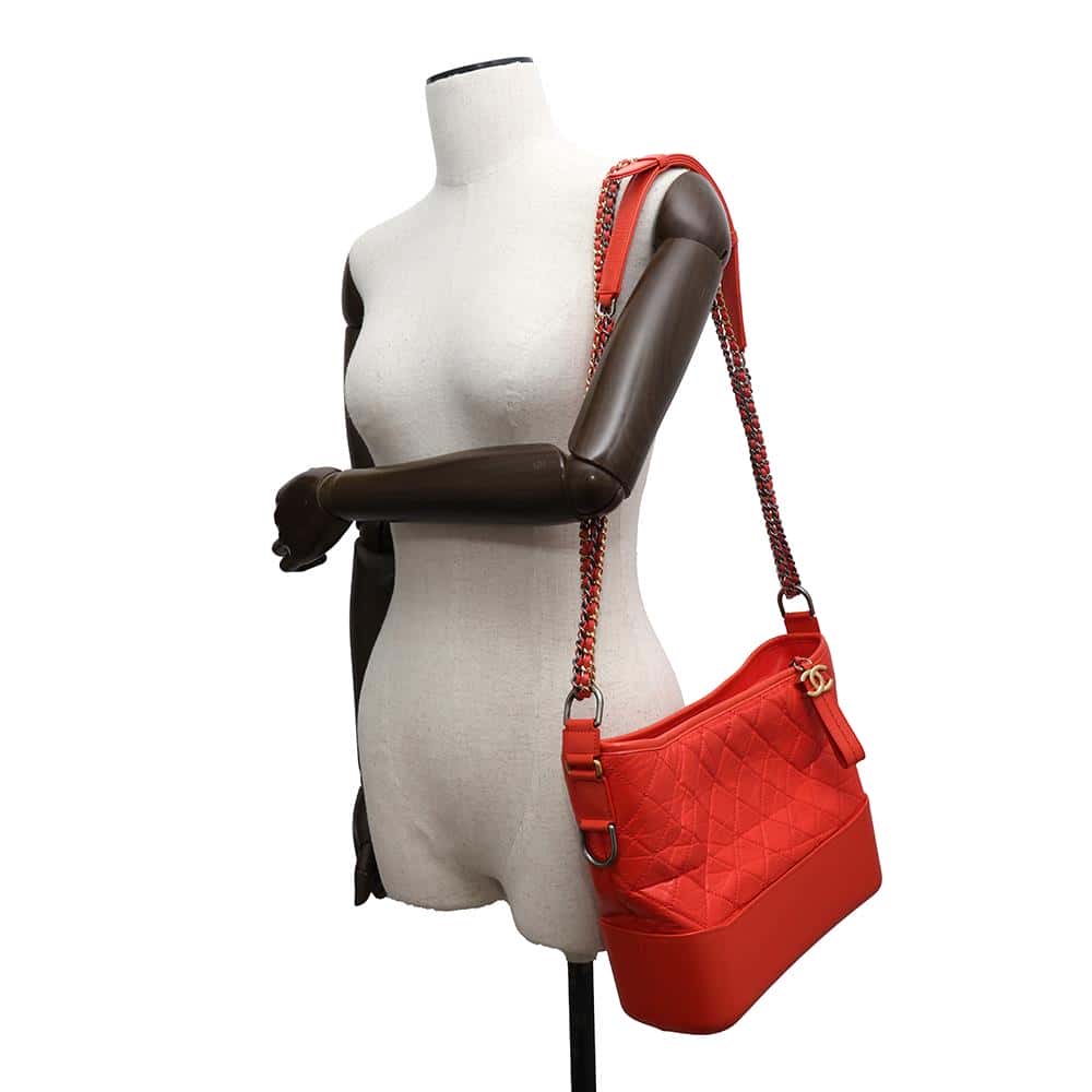 CHANEL Gabrielle de CHANEL Large Hobo Bag RedA93824 Leather
